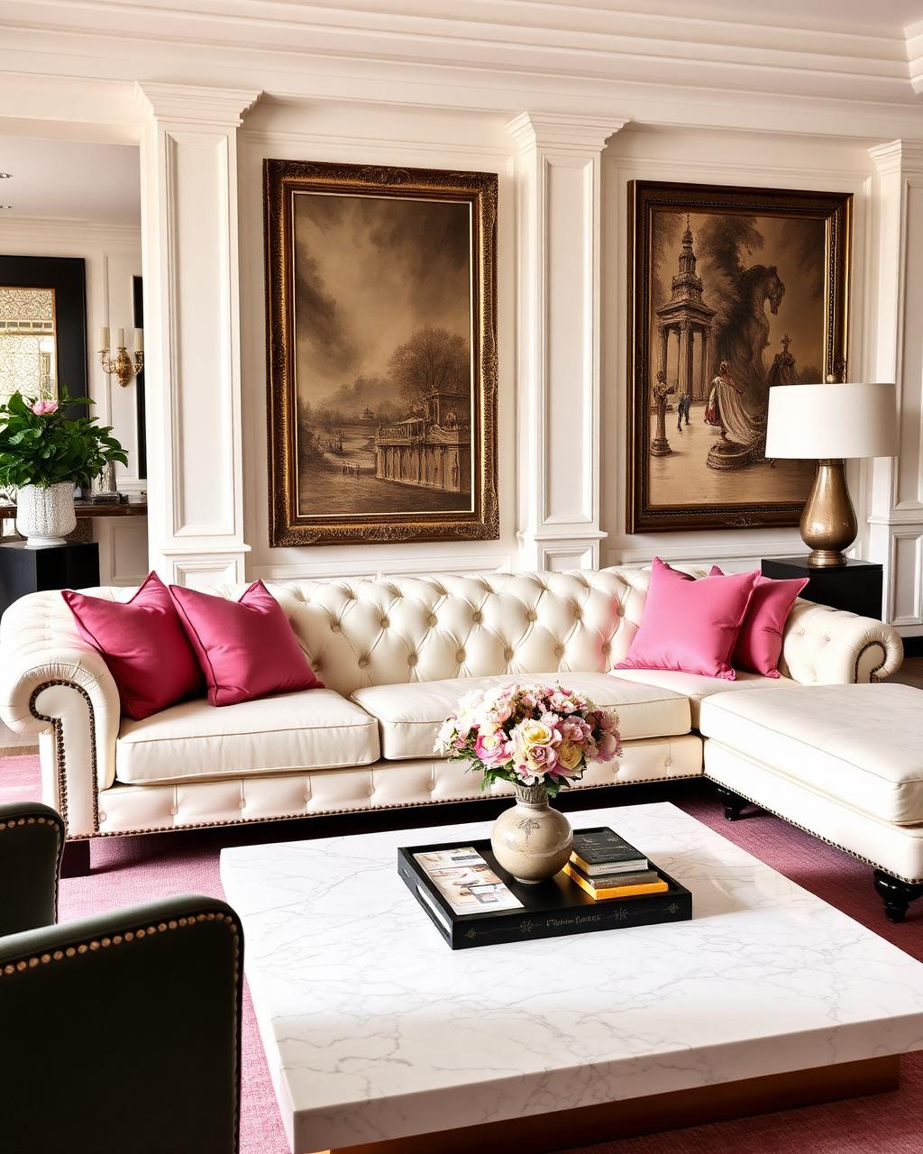 Luxury living room by Empire RI